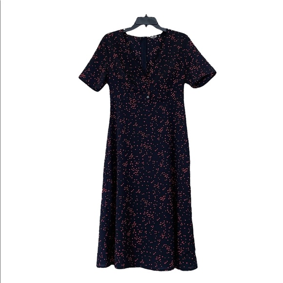 Nasty Gal “In A Rough Spot” MIDI A-Line Dress Size 8 - Picture 4 of 10